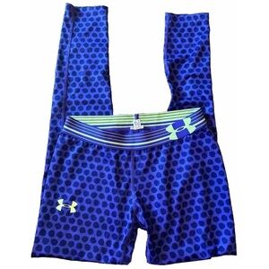 Under Armour‎ Women’s Polka Dot Heat Gear Leggings Size XS
